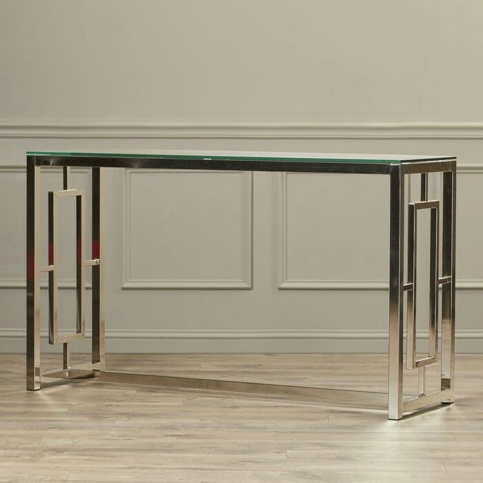 Khung chân kệ console inox - ảnh 13